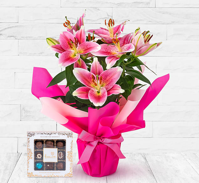Lucious Lily Gift 123 Flowers